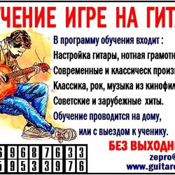 Обучение, уроки игры на гитаре, в шахматы и шашки в Зеленограде.