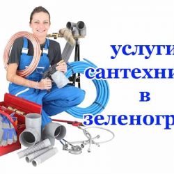 Услуги сантехника в Зеленограде