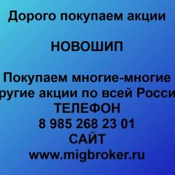 цена акций фото Новошип сайт Новошип