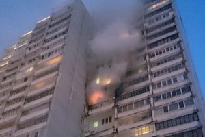 В 10 микрорайоне сгорела квартира