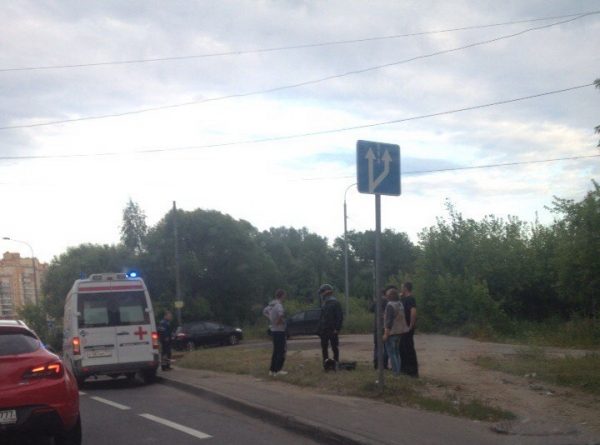 На улице Радио пострадал мотоциклист