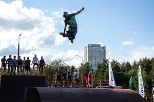 На Сосновой аллее открылся роллердром