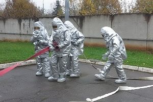 В городе прошла масштабная тренировка по гражданской обороне