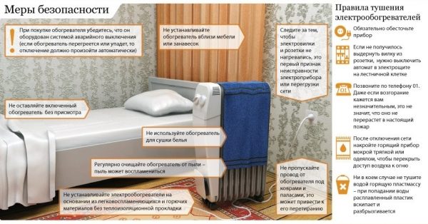 МЧС рекомендует соблюдать осторожность при использовании обогревателей