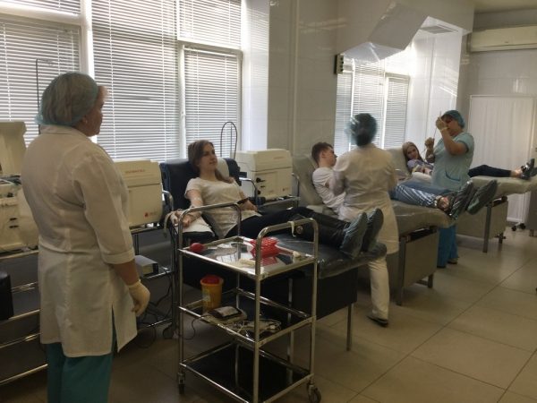 Донорская акция по инициативе студентов