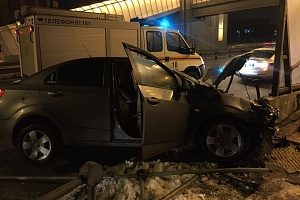 Два человека получили ранения в ДТП напротив МИЭТа