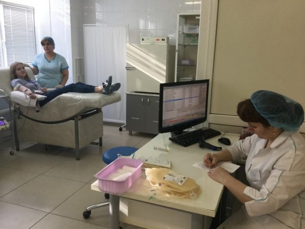 Донорская акция по инициативе студентов