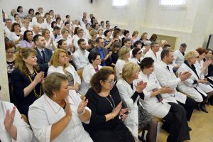 Визит М. В. Кончаловского в больницу