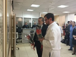 Визит М. В. Кончаловского в больницу