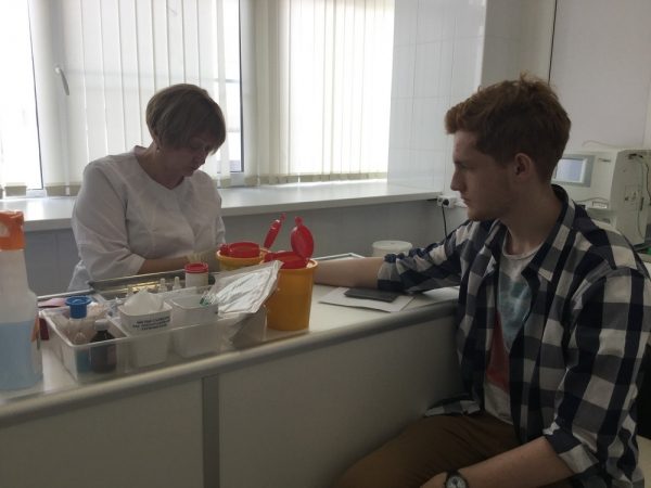 Донорская акция по инициативе студентов