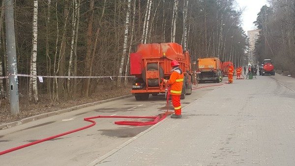 На Черном озере в Зеленограде прошли учения МЧС