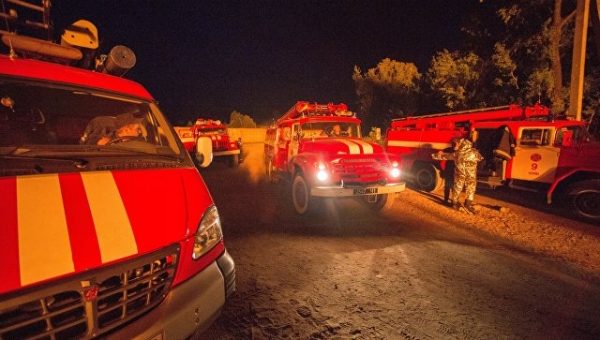 В Киеве вспыхнул пожар в многоэтажном доме