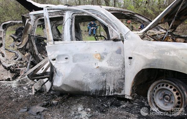 В ЛНР перехватили переписку украинских спецслужб о подрыве машины ОБСЕ
