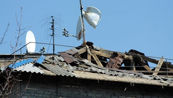 При обстреле в пригороде Горловки ранен мирный житель