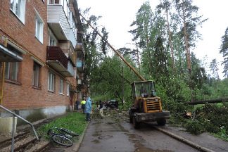 
                    Последствия урагана          