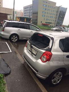 
                    Последствия урагана          