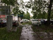 
                    Последствия урагана          