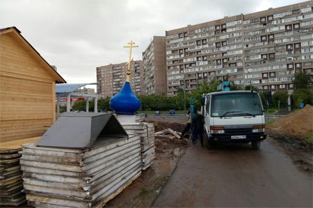 
                    В 17-м микрорайоне соберут временный храм          