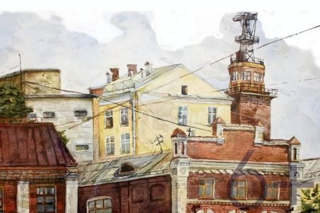 
                    В 14-м микрорайоне открылась выставка картин с видами старой Москвы          