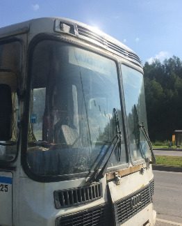 
                    «Гаишники» отобрали у строителей 23-го микрорайона неисправный автобус          
