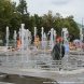На площади Юности прошел пробный запуск фонтана