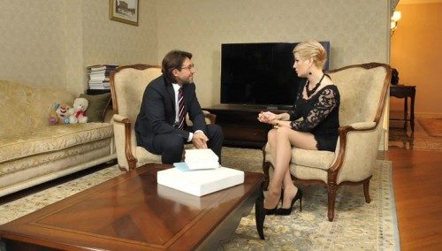 Мария Максакова дала интервью Андрею Малахову о знакомстве с мужем и примирении с матерью
