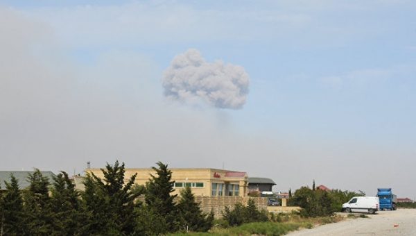 В Баку заявили о локализации пожара на оружейном складе