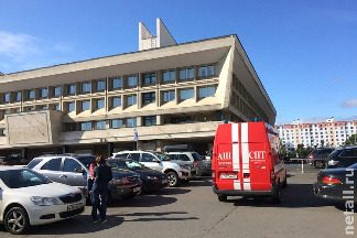 
                    Из здания префектуры эвакуировали всех сотрудников          