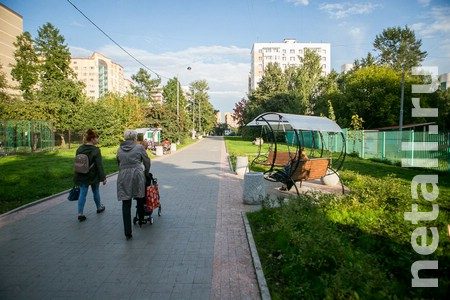 
                    Обновленный бульвар в 8-м микрорайоне          
