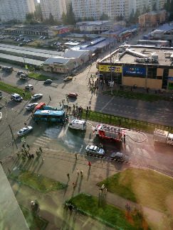 
                    Бетономешалка протаранила пассажирский автобус в «новом городе»          