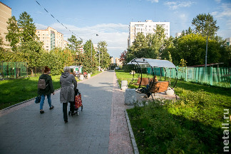 
                    Обновленный бульвар в 8-м микрорайоне          