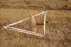 На стройке в 17 микрорайоне обнаружили артиллерийский снаряд