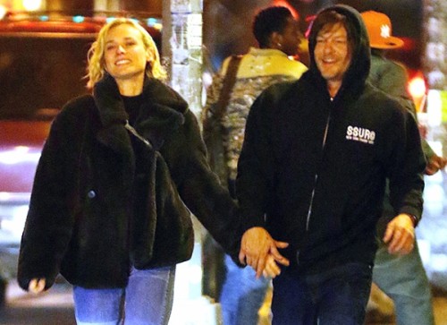 Диана Крюгер и Норман Ридус показали всем свои чувства на финале US Open