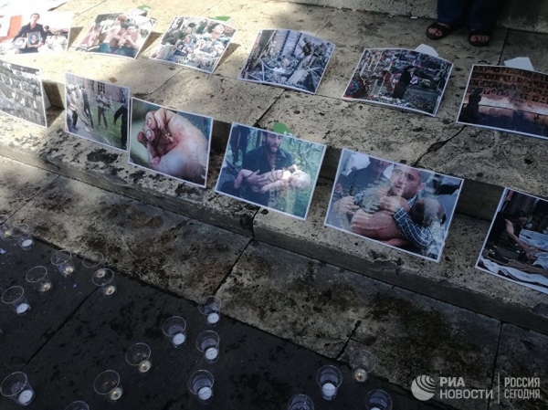 В Риме прошла акция памяти жертв теракта в Беслане