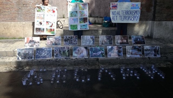 В Риме прошла акция памяти жертв теракта в Беслане