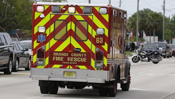 В США мужчина скончался после того, как вбежал в горящую статую