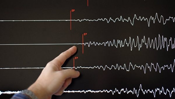 В Атлантическом океане произошло землетрясение магнитудой 5,8