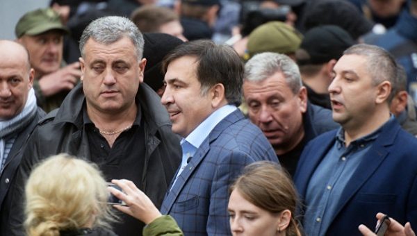 Участники митинга в Киеве не вернутся домой "без победы", заявил Саакашвили