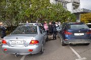 
                    «Шагающий автобус» прошел по улицам Зеленограда          