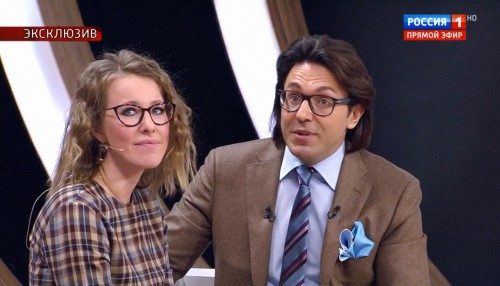 Ксения Собчак дала интервью Малахову в рамках выборов