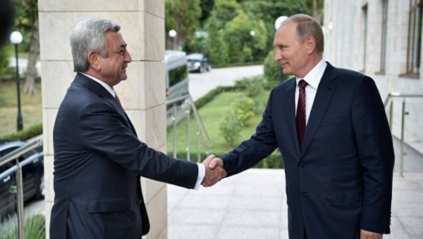 Саргсян заявил о необходимости развития армяно-российских отношений