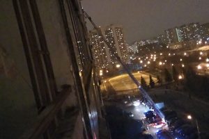 Из горящей квартиры в «новом городе» спасли двух человек