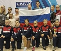 Юные зеленоградцы заняли три призовых места на соревнованиях по аэробной гимнастике в Болгарии