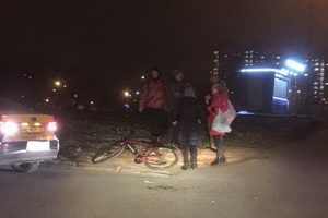Такси сбило юного велосипедиста в 9 микрорайоне