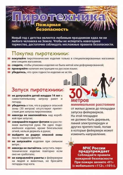 В Зеленограде определены места запуска пиротехники