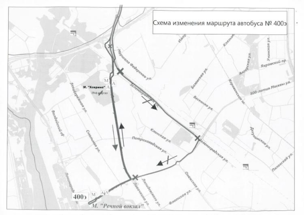 С 29 декабря автобус №400 «экспресс» получит остановку у станции метро «Ховрино»