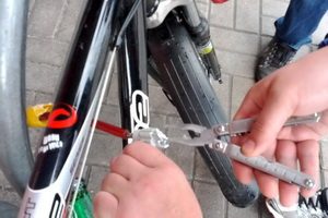 Полицейские задержали мужчину на украденном велосипеде
