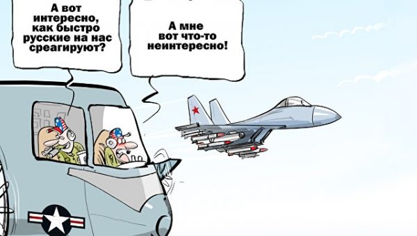 Опубликовано видео перехвата самолета-разведчика над Черным морем