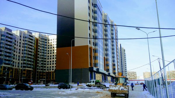 Зеленоград, 17-й район 25 января 2018 года, начали сдавать первые дома