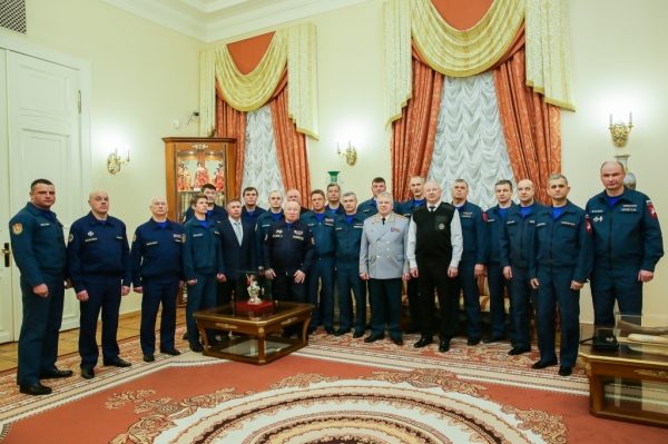 Мэр столицы наградил зеленоградского огнеборца званием "Почетный пожарный города Москвы"